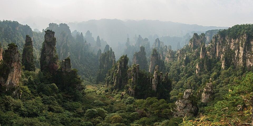 Montañas de Avatar (Tianzi), China
