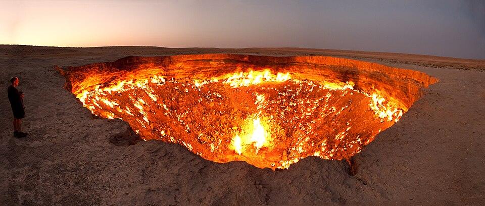 Puerta al Infierno, Turkmenistán
